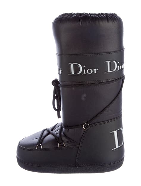 dior snow boots in beige|christian Dior thigh boots.